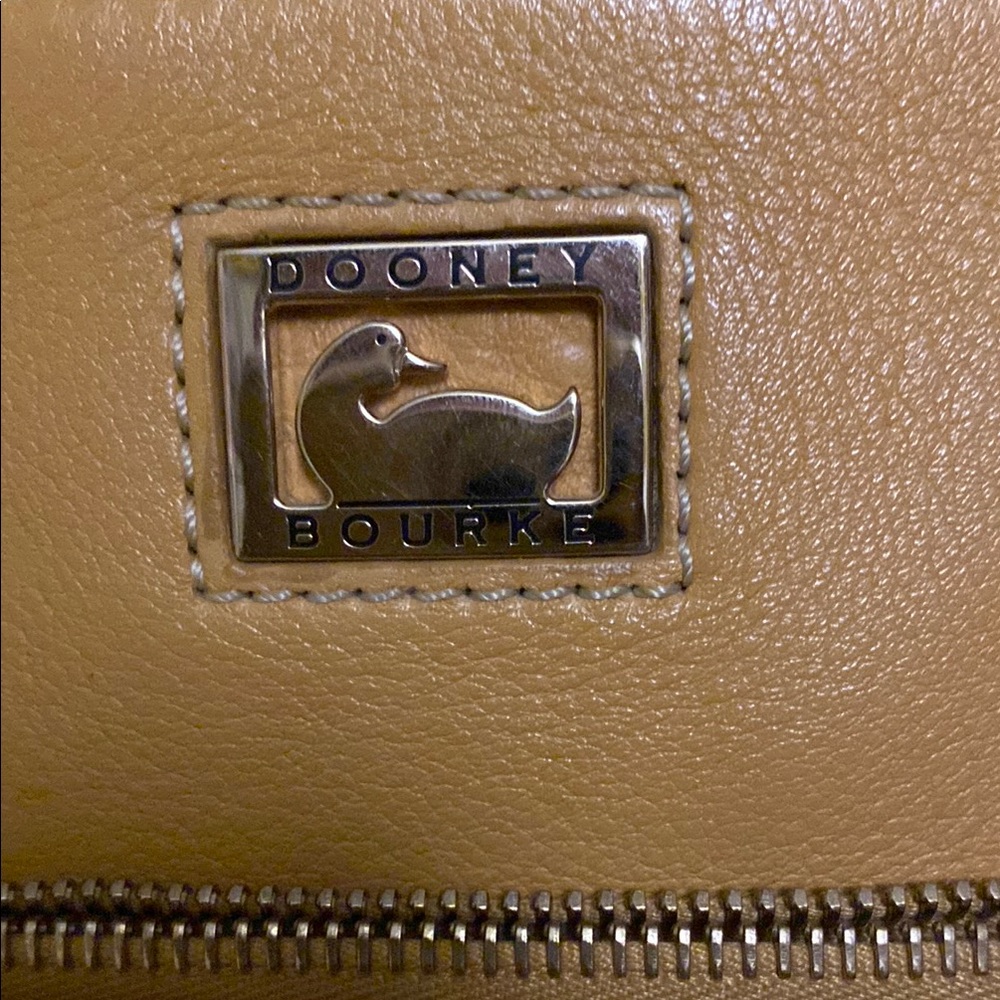 Dooney & Bourke Mustard Yellow Dillen Letter Carrier EUC - Picture 3 of 6